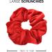 2 PCS Premium Large Red Velvet Hair Scrunchies for Women, Girls, and Kids - Buy Online on GoSupps.com