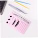 NUSITOU Magnetic Eyelash Board Magnetic Suction Eyelash Pallet Lash Extension Strip Eyelashes Eyelash Grafting Tool Eyelashes Organizer Eyelash Supplies Acrylic Cosmetic Extend Pink 14.3x9.4cm Pink - Buy Online on GoSupps.com