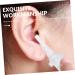 Healvian 50 Pcs Ear Washer Nozzle Cleaning Tool Set - Ear Wax Removal System Replacement Tips - PP White - 2.8x1.1x1.1cm - Buy Online on GoSupps.com