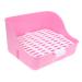 Happyyami Box Rabbit Toilet Pet Litter Tray Pet Supply Small Pet Toilet Rabbit Potty Pet Training Corner Pet Potty Bunny Potty Pet Drawer Potty Little Pig Pee Toilet Bunny Toilet 28.5X23.5X15.5CM Pink