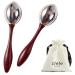 Makeup Globes Facial Cleaning Balls Ice Globes Cold Roller for Face & Eyes Unbreakable Stainless Steel Cryo Sticks for Beauty Routines Red