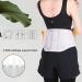 Self-Heated Magnetic Therapy Waist Support Belt - Pain Relief for Men & Women | Double Compression Lumbar Support - XL Light Gray - Buy Online on GoSupps.com