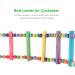 UEETEK Colorful Ladder Bird Toy 12-Step Flexible Ladders Wooden Rainbow Bridge Swings for Parrots Pet Trainning (Random Color) - Buy Online on GoSupps.com