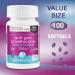BARE & BETTER Gas Relief SoftGels 250mg - 100 Count Value Size - Maximum Strength Simethicone for Fast Relief - Buy Online on GoSupps.com