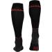 FALKE Women's Ski Socks SK Energizing Wool with Compression - Black-Neon Red (3178) - Size 39-42 Calf W2 - International Shipping Available - Buy Online on GoSupps.com