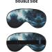 SSIMOO Within The Tides Print Ultra-Soft Light-Blocking Eye Mask - Optimal Comfort for Restful Sleep Black | International Shipping Available - Buy Online on GoSupps.com