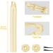 AOT Heatless Curlers Headband - Gold DIY Styling Rod for Soft Wave Curls - Elastic Hair Band for Long & Medium Hair - Buy Online on GoSupps.com