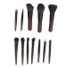 Makeup Brush Set Soft and Angled Design Large & Small Brush Head with Fibre Brushes for Eye Contours and Eyebrows