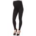 SoftSail Maternity Leggings with Belly Support - High Waisted Cotton Trousers for Pregnancy | Stretchy & Comfortable Maternity Pants in Black - Buy Online on GoSupps.com