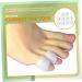Bunion Toe Gel Protector Sleeves - 10pcs Silicone Rubber Bands for Men and Women - Hammer Toe Spacers - Toe Nail Patch - White Gel Splints - Buy Online on GoSupps.com