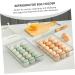 Mikinona Egg Storage Box Storage Drawers Fridge Crisper Fridge Egg Holder Bin Multifunction re-usable - Buy Online on GoSupps.com