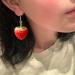 Delicate Resin Strawberry Earrings Simulation Fruit Earwears for Any Occasion 1 - Buy Online on GoSupps.com