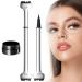 Lower Lash Stamp Eyeliner Stamps Tool for Lower Eyelash Silicone Eyelash Stamp Lower Eyelash Stamps Tool Lower Lash Stamp with Ink (Black)