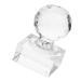 FOMIYES Eye Shadow Plate Powder Stamper Eye Shadow Stamp Tool Eyeshadow Pressing Stamper Powder Seal Acrylic 3.00X1.85X1.85CM Transparent