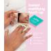 Merci Handy 100% Natural Blotting Paper - 50 Oil Absorbing Sheets - Green Tea & Hemp Extracts - Vegan - Compact Mirror & Adhesive Puff - Buy Online on GoSupps.com