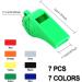 SANNIX 28 Pack Coach Whistles with Lanyard - Plastic and Stainless Steel - Ideal for Basketball, Football, Gyms, and Emergency - Multicolored - 7pcs - Buy Online on GoSupps.com