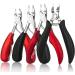 BANDKIT Nail Clipper Toenail Cutters Anti-Splash Ingrown Paronychia Correction Pedicure Dead Skin Scissors Trimmer Care Manicure Tools(Black ABS) - Buy Online on GoSupps.com