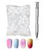 4 Claws Nail Sponge Metal Grabber with 100 Pcs Mini Replaceable Nail Sponges Blocks for Ombre Nail Art Sponges Nail Art Tools for Nail Supplies Nail Accessories 100pcs Nail Sponge and Pen