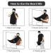 Buy Colorful Statue of Liberty Beard Bib Apron - Non-Stick Hair Catcher for Men | Perfect Shaving Gifts | One Size Black - Buy Online on GoSupps.com