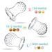Silicone Baby Fruit Feeder with Mesh Pacifier Teethers - Blue Silicone Nipple, Popsicle Mold for Infants Teething - Fresh Food Feeder for Babies - Buy Online on GoSupps.com