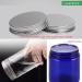 Buy Tianzd 12-Piece 20ml Transparent Plastic Cream Cans with Silver Lids & 6 Spatulas - Ideal Cosmetic Containers for International Shipping - Buy Online on GoSupps.com