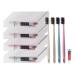 Disposable toothbrush Hotel Zahndrossel disposable toothbrush and toothpaste 4 colors individually packaged tender and practical suitable for hotel at home travel camping (pack-100)