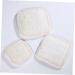 Healeved 5pcs Loofah Shower Rub Exfoliating Pads - Mini Body & Face Scrubbers Beige Luffa Brush for Gentle Cleansing & Makeup Removal - Buy Online on GoSupps.com