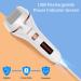 Rechargeable Callus Remover Electric Pedicure Kit - Professional Foot Care Set with 3 Roller Heads, 2 Speeds - For Cracked Heels and Dead Skin - Power Display - Travel/Home Use - White - Buy Online on GoSupps.com