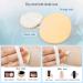 BEAKEY Latex-Free Powder Puff Set - 12 Makeup Puffs for Loose & Cosmetic Foundation (6 Black + 6 White) - Buy Online on GoSupps.com