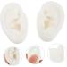 Pair of Human Ear Model Silicone Mold for Jewelry and Body Stencils - White Medium - Buy Online on GoSupps.com