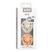 BIBS De Lux Baby Pacifier 2-Pack | Made in Denmark | BPA Free | Round Nipple | Size 2 (6-18 Months) | Natural Rubber Latex | Vanilla/Peach - Buy Online on GoSupps.com