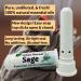 Urban ReLeaf Sage Essential Oil Inhalers Set of 2 - Pure White & Clary Sage | Alcohol-Free Made in USA Pocket Size Aromatherapy - Buy Online on GoSupps.com