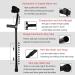 Parten Adjustable Walking Cane Forearm Crutches Underarm Adult Medical Crutches intercultural Handle Based on ergonomics Decorate Lucky Star Grey Double branch - Buy Online on GoSupps.com
