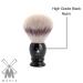 Mhle Classic Silvertip Badger Fiber Brush - Black Resin Handle | Luxury Men's Shave Accessory - Buy Online on GoSupps.com
