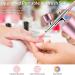 Bonkshire Airbrush Kit 30PSI Cordless Rechargeable High-Pressure Non-Clogging Air BrushGun for Nail Art Painting Pink - Buy Online on GoSupps.com