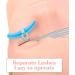 Kumprohu Silicone Eyelash Separator Tool - Lift and Extend Eyelash Reusable Silicone Separator Tool Beginner-Friendly Eyelash Grafting Speeder for Traveling Gathering Dating Blue - Buy Online on GoSupps.com