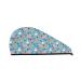 Cute Colorful Puppy Microfiber Hair Towel Soft Super Absorbent Hair Towel Wrap for Women Coral Velvet Quick Dry Hair Cap for Long Curly and Thick Hair