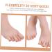 Healvian Silicone Toe Tubes - 4 Pcs Toe Sleeves Protector for Men - Flexible Toe Covers for Pain Relief and Care - Buy Online on GoSupps.com