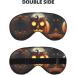 SSIMOO Owl Pumpkin Halloween Sleep Mask - Adjustable Breathable Eye Mask for Comfortable Sleep | International Shipping - Buy Online on GoSupps.com
