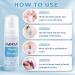 Rash Shampoo for Eyelash Extensions | 60ml Eyelash Foam Cleaner with Soft Brush - Removes Makeup Residues & Mascara - Buy Online on GoSupps.com