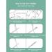 DBAILY Tweezers Set of 6 Tweezers Set Splitter Tweezers Tweezers Pointed for All Light Precision Works Pimple Squeezing Tool and Comedone Squeezer for All Skin Types - Buy Online on GoSupps.com