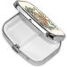 Magic Mushrooms Pill Box - 2 Compartment Mini Medicine Organizer | Portable Metal Storage for Vitamins & Medications - Buy Online on GoSupps.com