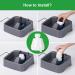 ZEKIRY Replacement Filter Housing for PetSafe Drinkwell Fountains - Compatible with 1/2, 1, and 2 Gallon Models - ABS Material - Buy Online on GoSupps.com