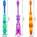 Lauwell Toddler Toothbrush - 12 Pack Kids Manual Toothbrushes with Suction Cup Covers and Soft Bristles - Perfect for Sensitive Teeth - Buy Online on GoSupps.com