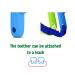 Children's Toothbrush & Cooling Teething Toy | Baby Silicone Cactus Bite Ring - Large Pink Teether for First Teeth - Buy Online on GoSupps.com
