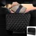 NganSuRong Car Handbag Holder Crystal Rhinestone Organiser Storage for Women Seat Back Organizer Bag for Tidy Purse & Pocket Smaller Items Driver Storage Netting Pouch Barrier of Backseat Pet Kids Pu Crystal