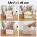 Buy White Wet Wing Box - Baby Towel Case & Plastic Wet Wipes Storage Box with Lid for Home & Office - Buy Online on GoSupps.com
