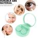 Heallily Contact Lens Travel Case Compact Storage Container for Contacts & Eye Care Green Mini Medical Bottle - Buy Online on GoSupps.com