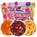6 Flavors Peeling Fruit Juice Fudge peach Grape Mango Soft Candy Fruit Gummies 50% Juice Content Sweets Chewy Gumdrop healthy Fruit Snacks Halloween Festival Gift Candy (lychee flavor 3bags) lychee flavor 3bags