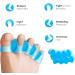 Sovio U Shaped Toe Straightener for Bent Toes + Hammer Toe Support (1PC) + Toe Separators (2PC) - Toe Straighteners for Broken Toes - Buy Online on GoSupps.com
